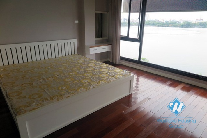 Beautiful house with lake view for rent in Tay Ho, Hanoi 